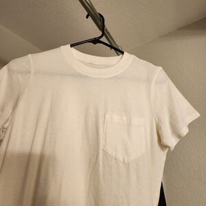 Madewell Soft Fade Cotton White Short Sleeve Tee